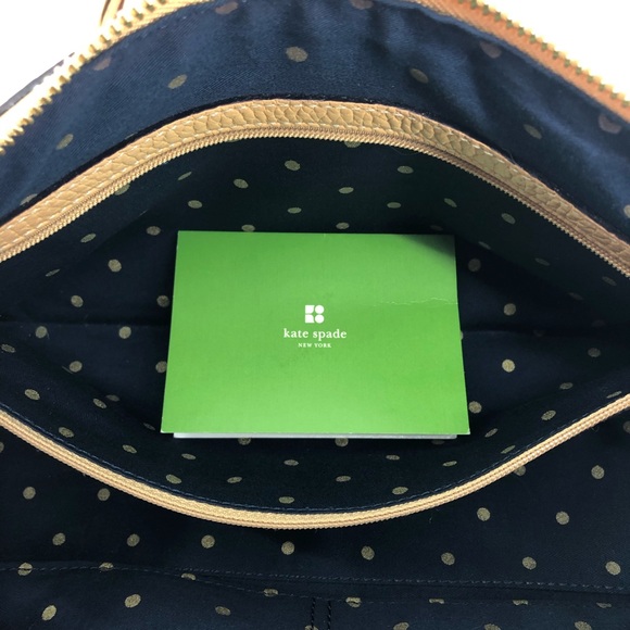 Kate Spade Camel Pebbled Leather Satchel - Picture 6 of 12